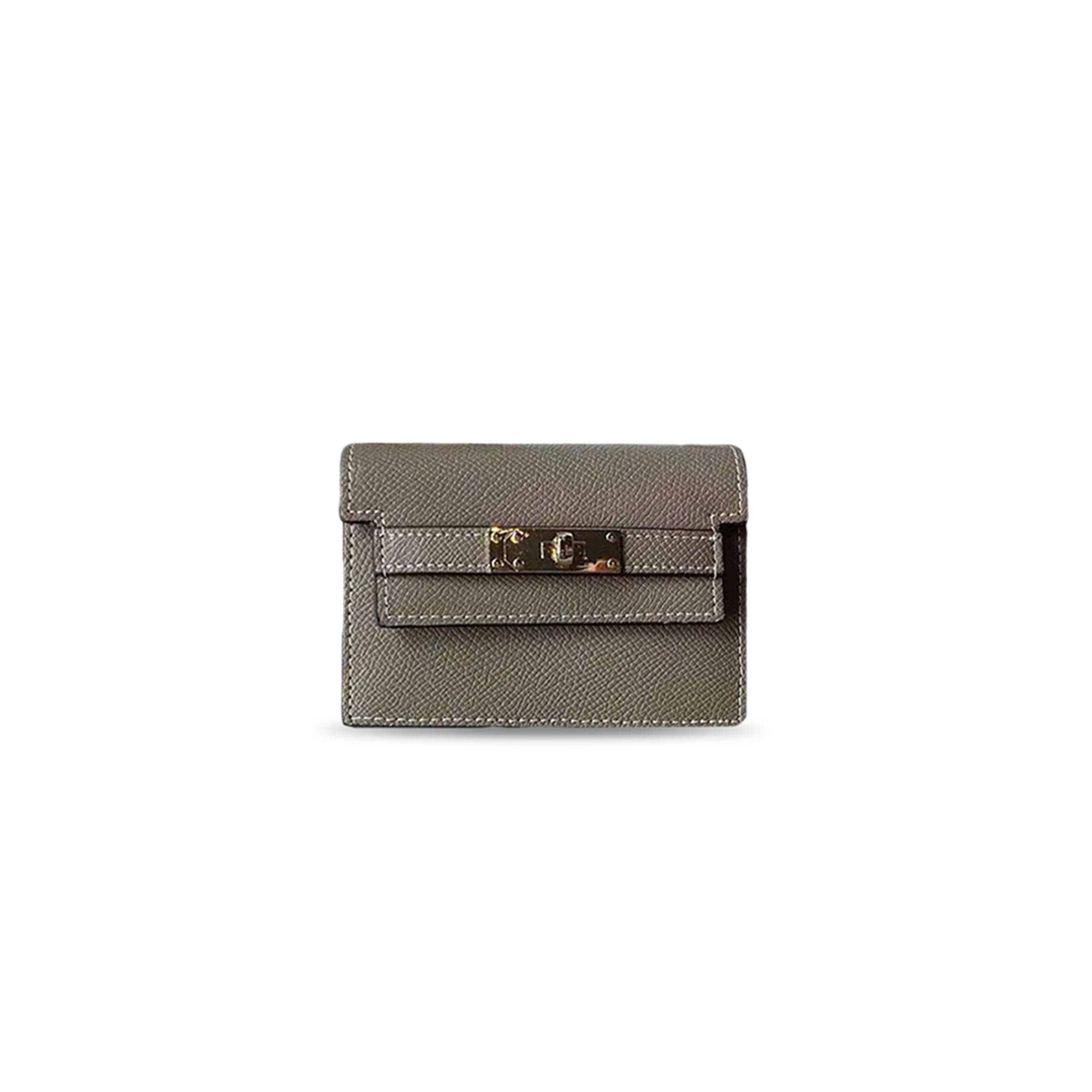 HERMÈS KELLY CARD HOLDER GRAY (11*8*3cm)